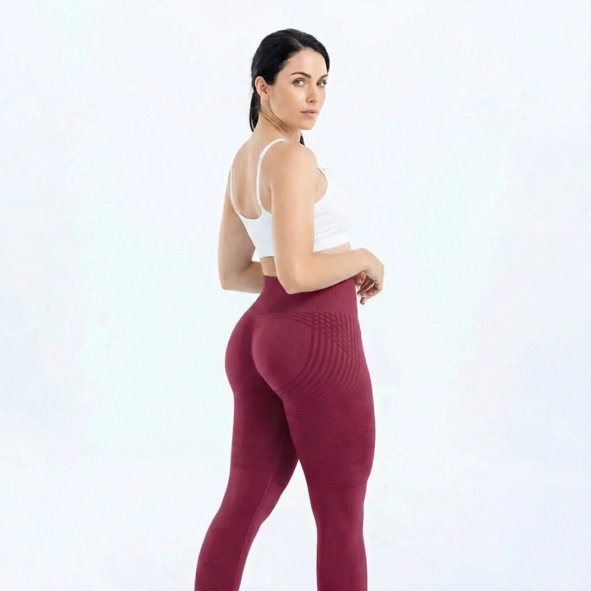 Leggings 3D Firmella Bordô