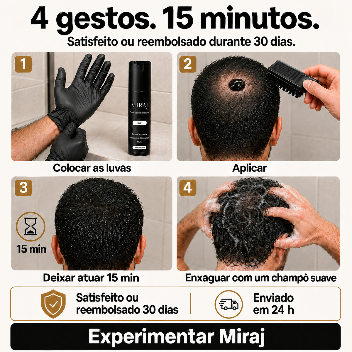 4 gestos, 15 minutos