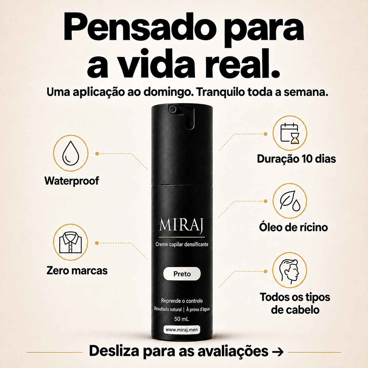 Pensado para a vida real